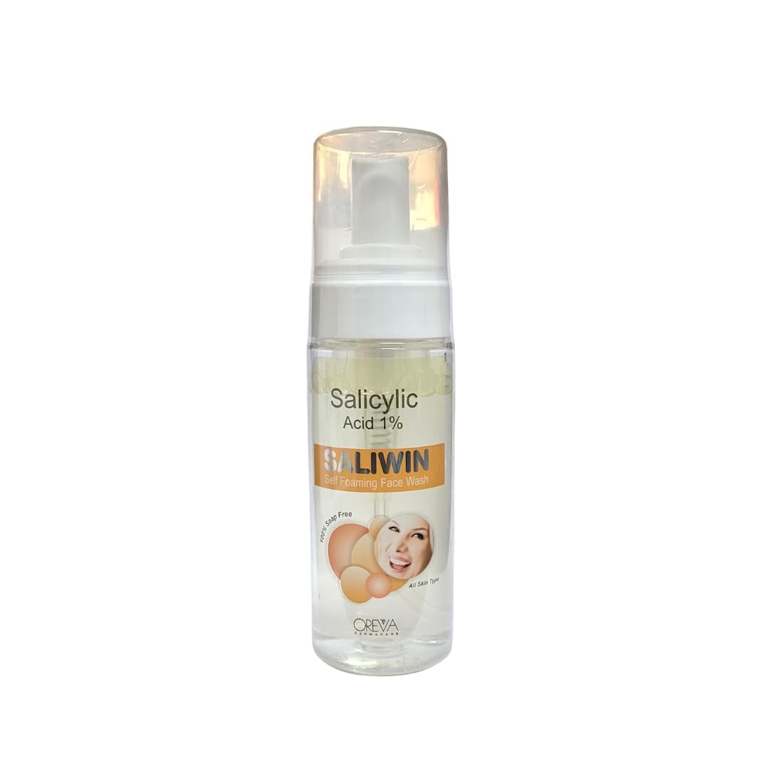 Rotex Oreva Saliwin1% Salicylic Acid Face Wash For Oily Skin With Niacinamide | Prevents Acne & Removes Excess Oil | Sulphate Fr