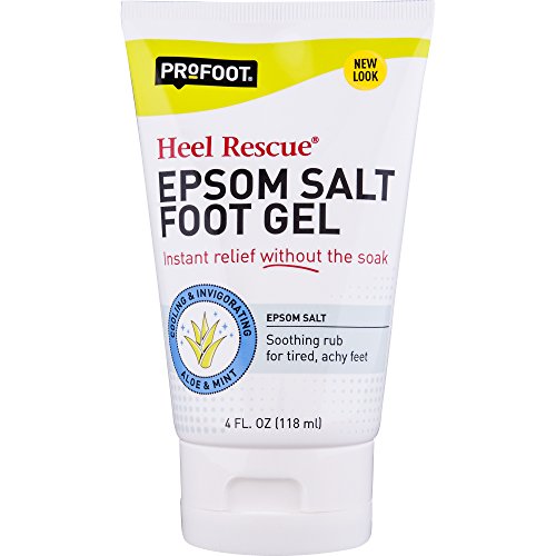 Profoot Epsom Salt Foot Gel, 4 Ounce, Soothing Relief For Painful, Tired, Aching Feet Or Arthritis, Ditch The Foot Bath For Inst