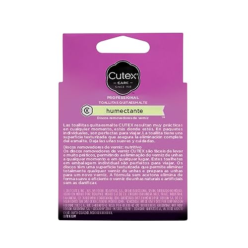 Cutex Care Swipe And Go Nail Polish Remover Pads, 10 Count