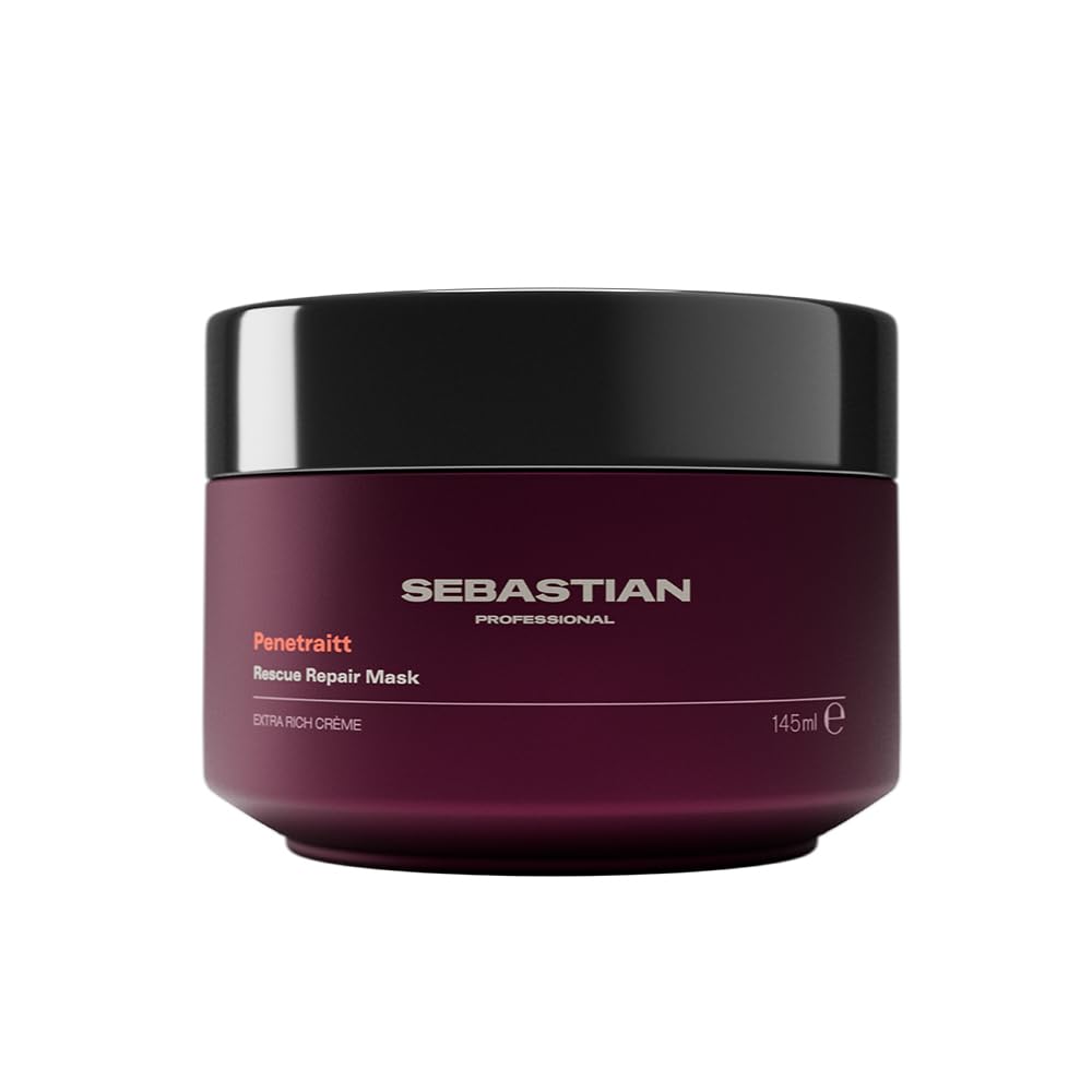 Sebastian Professional Penetraitt Rescue Repair Mask For Damaged Hair | Deeply Conditions, Strengthens Chemically Treated & Stre