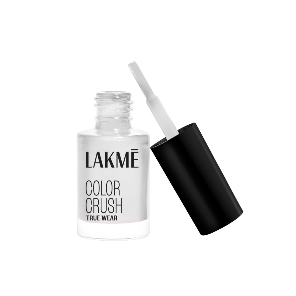 Lakm True Wear Color Crush Glossy Finish Nail Polish, Long Lasting & Vibrant Nail Paint, 10, 6Ml