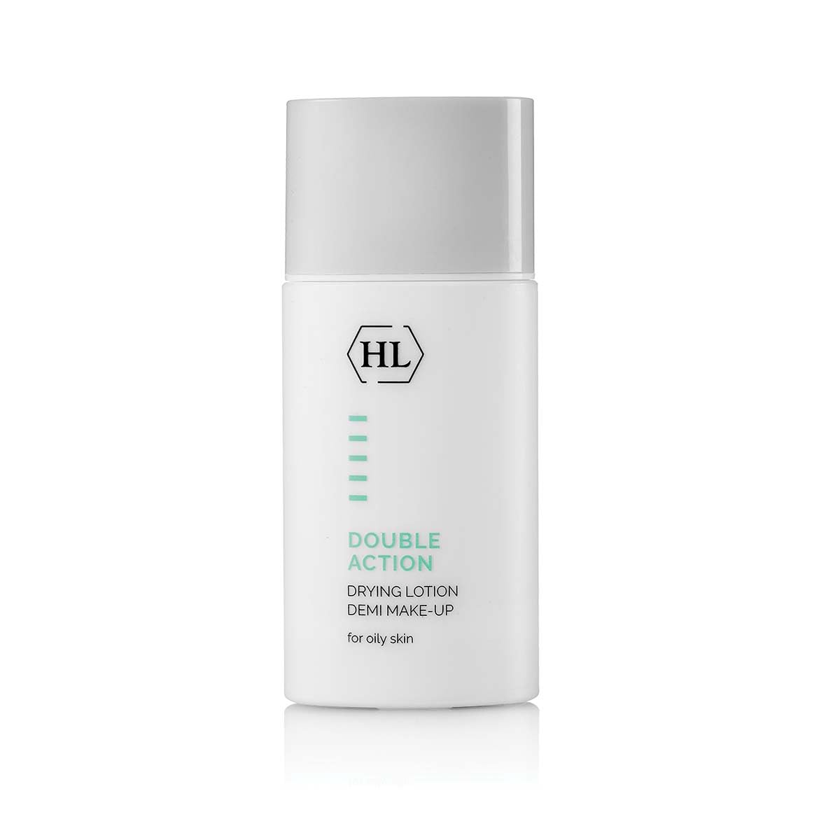 HL Holy Land Cosmetics Double Action Drying Lotion with Demi Makeup for Oily Skin, Works to Conceal & Treat Blemishes, 1 fl oz.