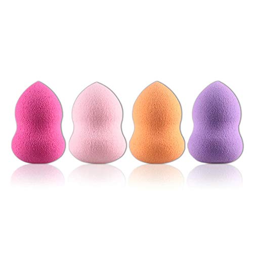 G Face Foundation Sponge Mix Puff Cosmetic Puff Beauty Nose Facial Make Up Puff Tools For Women | Pack Of 4 Pieces, Multi Colour