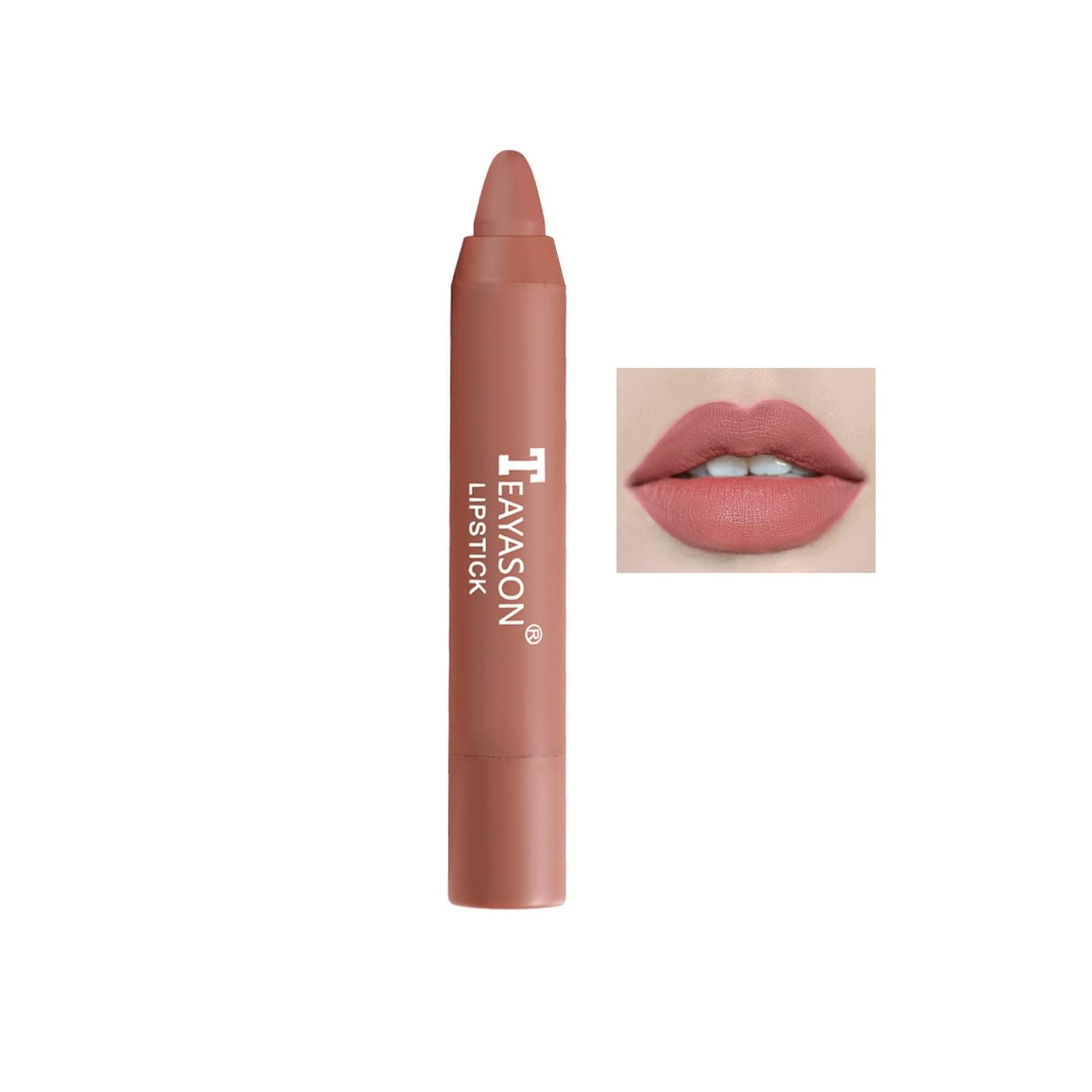 Agrifilm Matte Velvet Lipstick Lip Crayon Nourishing Non-Stick Cup Lip Stain Lip Gloss,Long-Lasting Waterproof Lip Stick Lip Mak