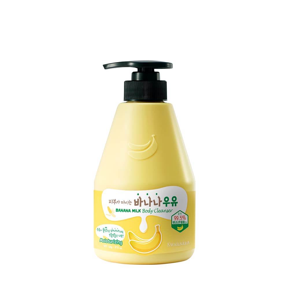 Welcos Kwailnara Banana Milk Body Cleanser 560 G / 19.75 Oz.