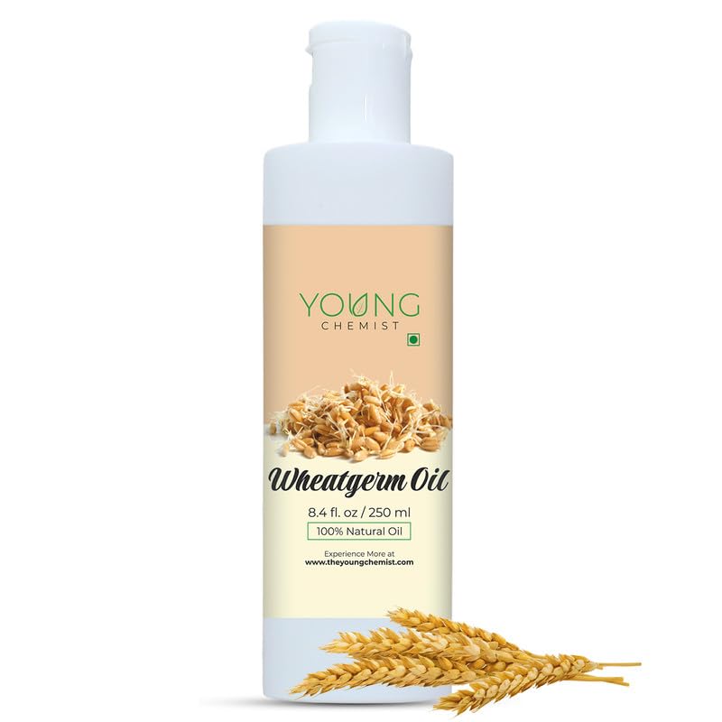 Young Chemist Organic Wheatgerm Oil For Skin & Hair - 250Ml, Cold Pressed, Pure, Natural For Ultimate Care