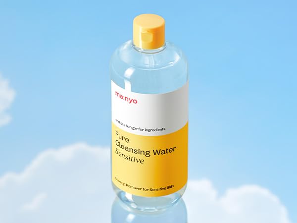 Ma:Nyo Pure Cleansing Water | Triple Micellar Technology For Sensitive Skin, Makeup Remover & Hydrating Cleanser, Korean Skincar