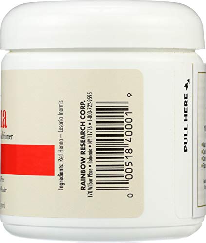 Rainbow Research Henna Hair Color and Conditioner Persian Red, 4 Ounce