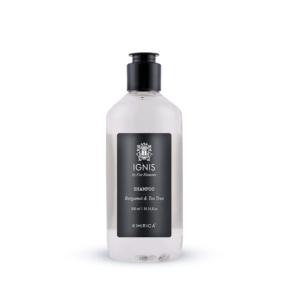 Kimirica Ignis Bergamot And Tea Tree Shampoo For Men, Made With Naturally Derived Extracts For All Hair Types, 100% Vegan, Parab