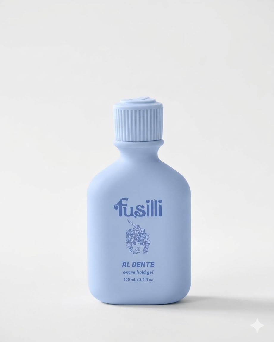 FUSILLI Al Dente Extra Hold Curl Gel | Firm, Flexible Hold | No Crunch | Frizz Control | Curly & Wavy Hair (100ml)