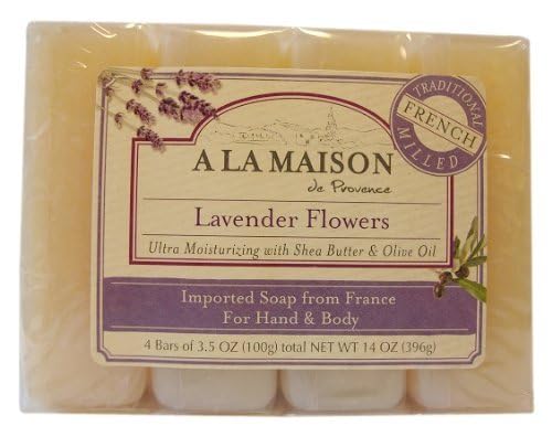 A La Maison Bar Soap Lvndr Flwr Value 4 Ct