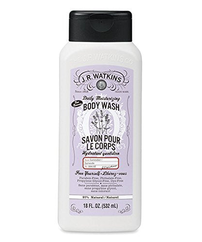 J R Watkins Body Wash, Lavender, 18 Fl Oz (532 Ml)