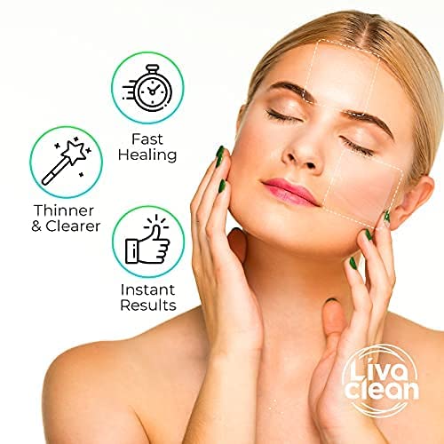 LivaClean 20 CT Large Hydrocolloid Acne Patches - For Pore Spots Nose Face Cystic Pimple Zit Patch - Big Pimple Patches Hydrocol