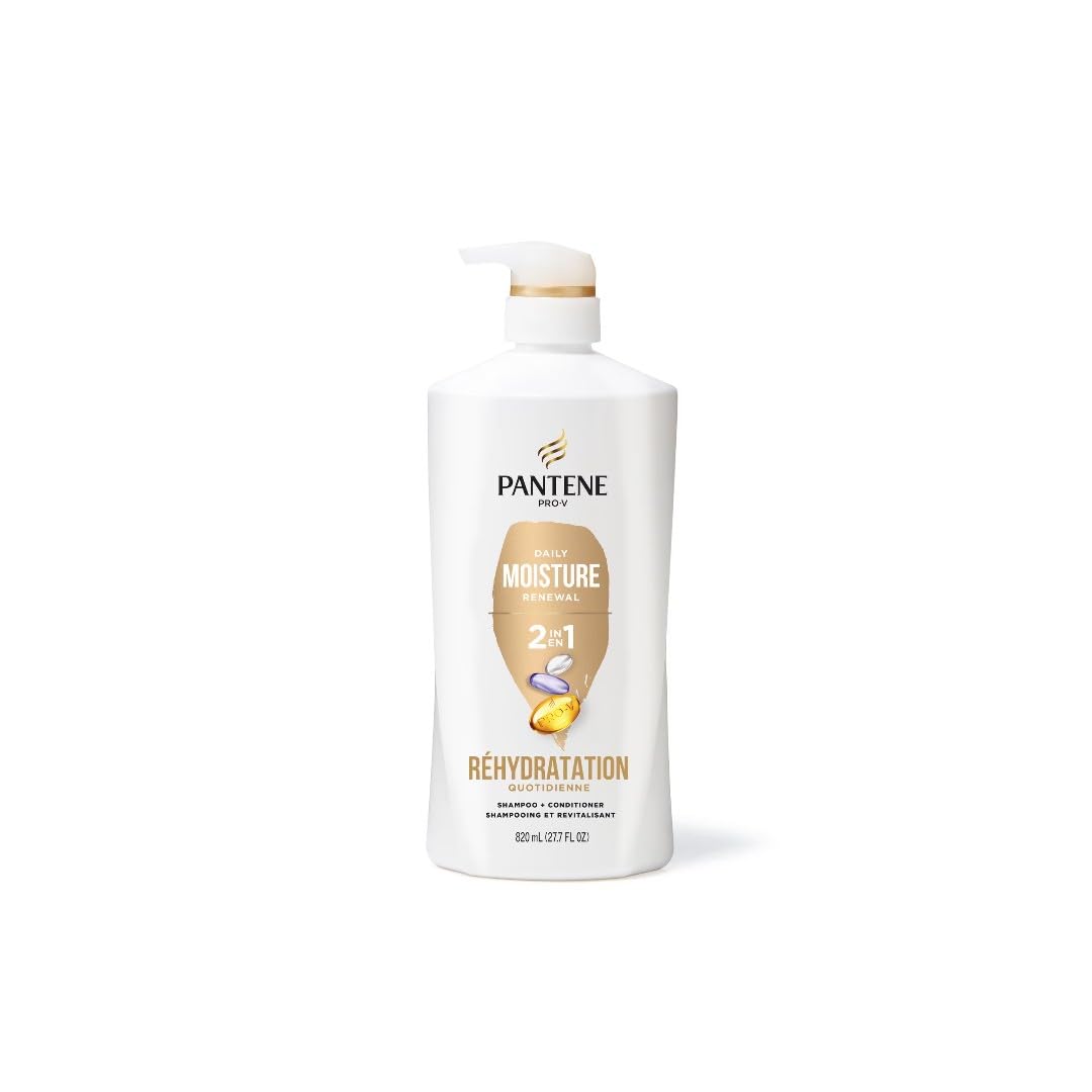 Pantene Daily Moisture Renewal 2-in-1 Shampoo & Conditioner, 820mL