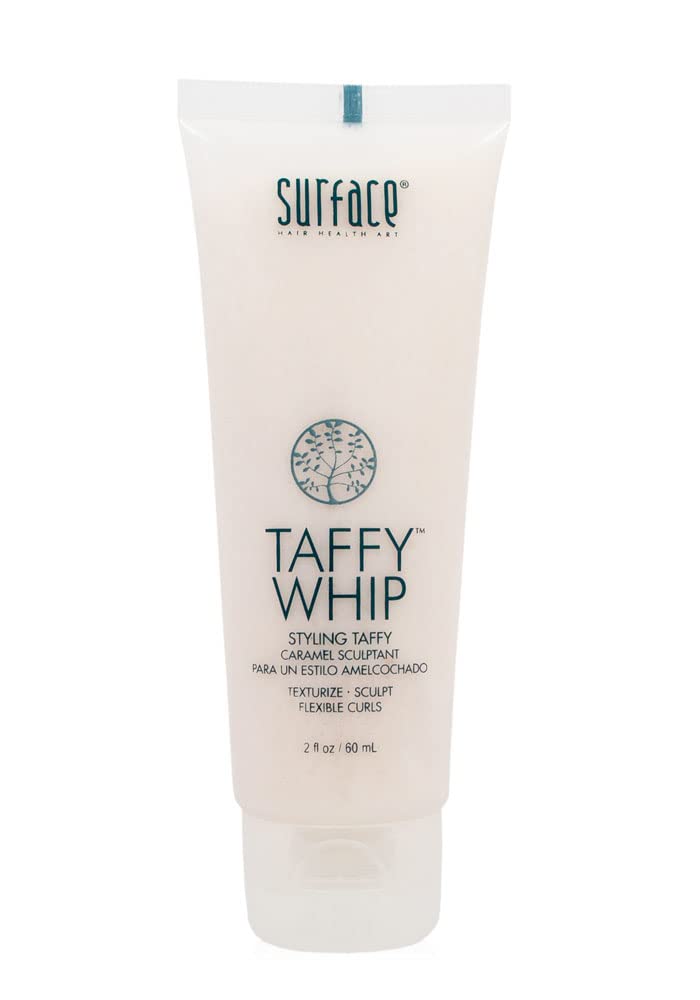 Surface Hair Taffy Whip, Styling Sculptant For Men And Women, With Natural Fibers for Structured Styling, 2 Oz.