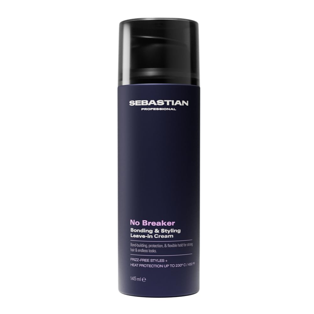 Sebastian Professional No.Breaker Bonding & Styling LeaveIn Cream| 72Hrs FrizzFree, Deep Conditioning Cream With Heat Protecti