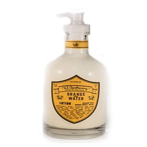 U.S. Apothecary Orange Flower Water Natural Hand Lotion 12 Oz/375 Ml