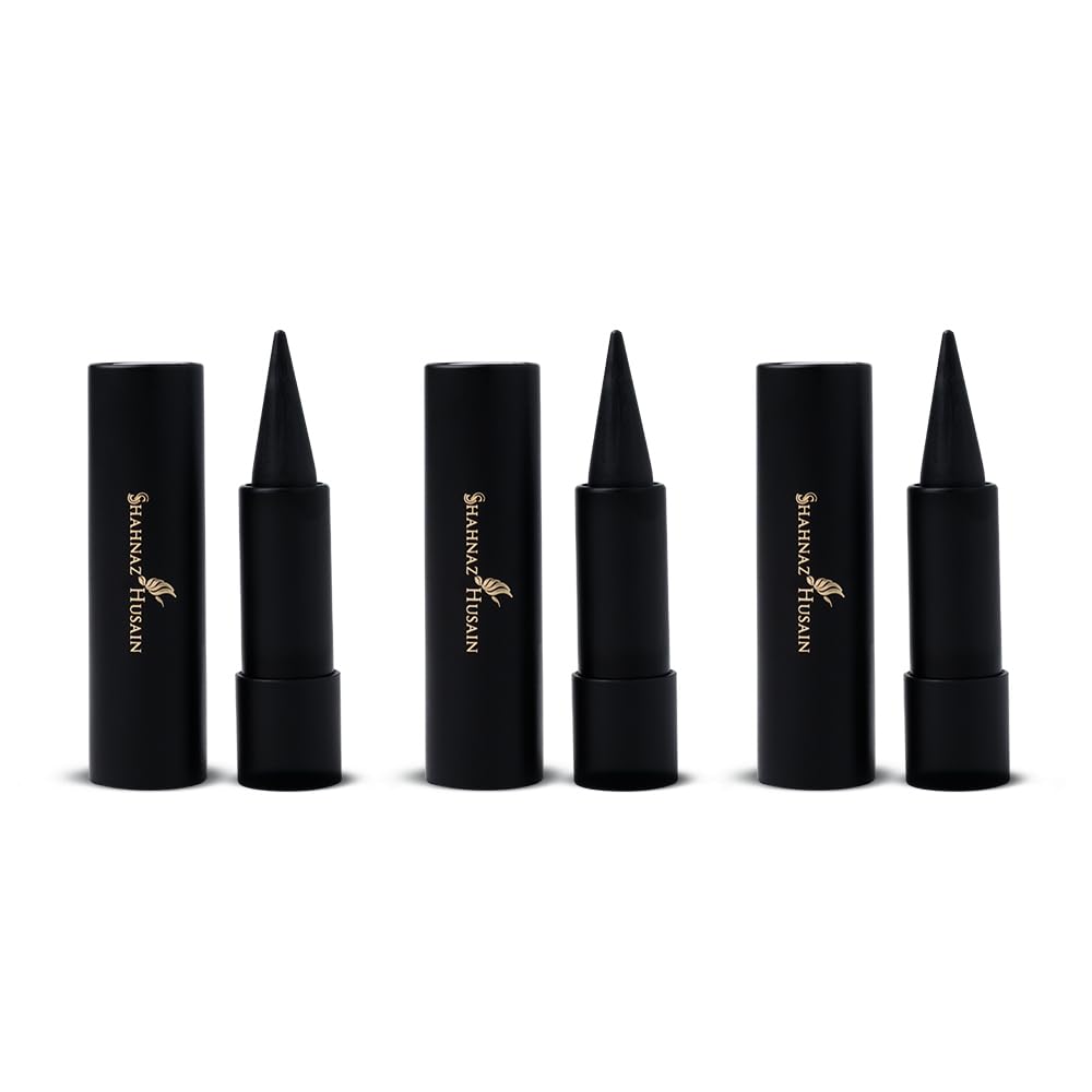 Shahnaz Husain Shaeyes Plus | Herbal Kajal | Black | 2G  Pack Of 3