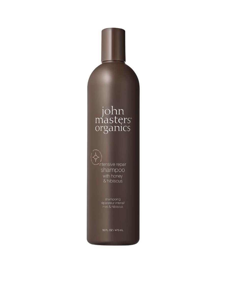 john masters organics | Intensive Repair Shampoo with Honey & Hibiscus | Hair Strengthening | Damaged Hair | Hydrating | Sulfate