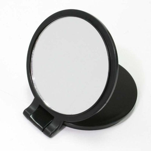 ???? Yamamura Yl-10 Double Sided Compact Mirror With 10X Magnification, Black, Mirror/Flat F3.0 Inches (77 Mm)