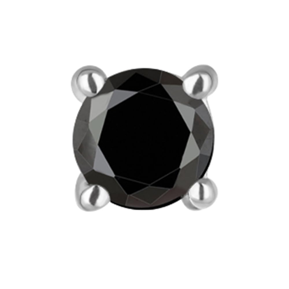 Giva 925 Silver Storm Edge Earring For Men| Earrings To Gift Men & Boys| With Certificate Of Authenticity And 925 Stamp | 6 Mont