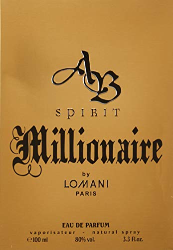 Ab Spirit Millionaire By Lomani, 3.3 Oz Eau De Parfum Spray For Men