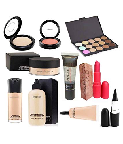Dndeals All In One Stick Foundation Face Combo Pack Of 10 Matte Finish
