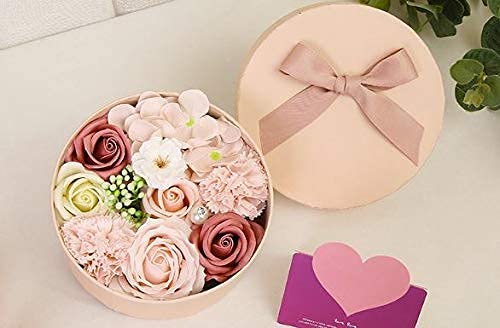 Luxury Beautiful Flora Scented Roses/Carnation Flower Bath Soap With Stem, Flower Soap In Gift Box, Gift For Birthday/Valentine'