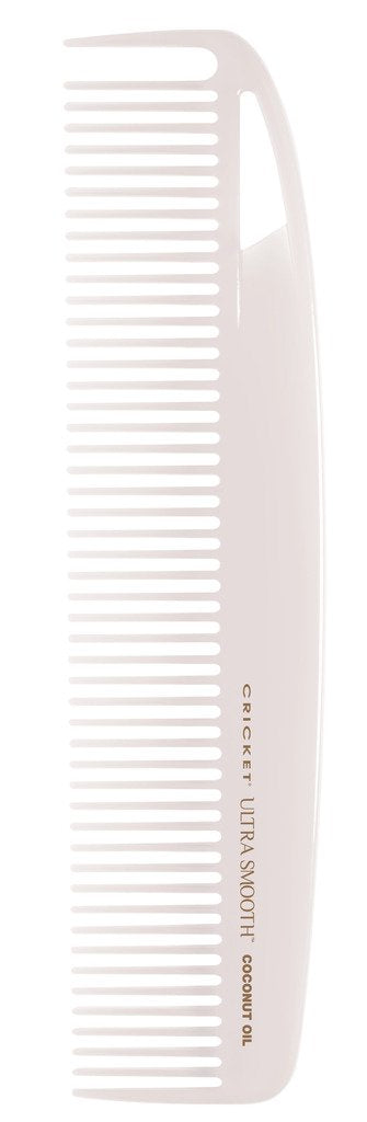 Cricket Ultra Smooth Coconut Dressing Comb For Hair Cutting And Styling, Anti-Frizz Hair Comb With Coconut Oil And Keratin Prote