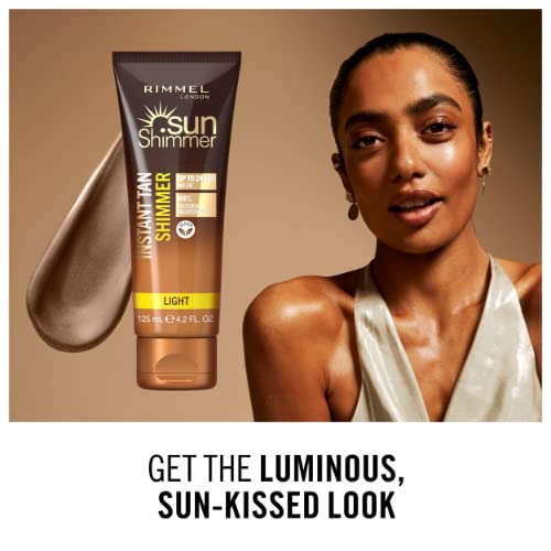 Rimmel Sunshimmer Water Resistant Instant Tan Wash Off Shimmer - Light