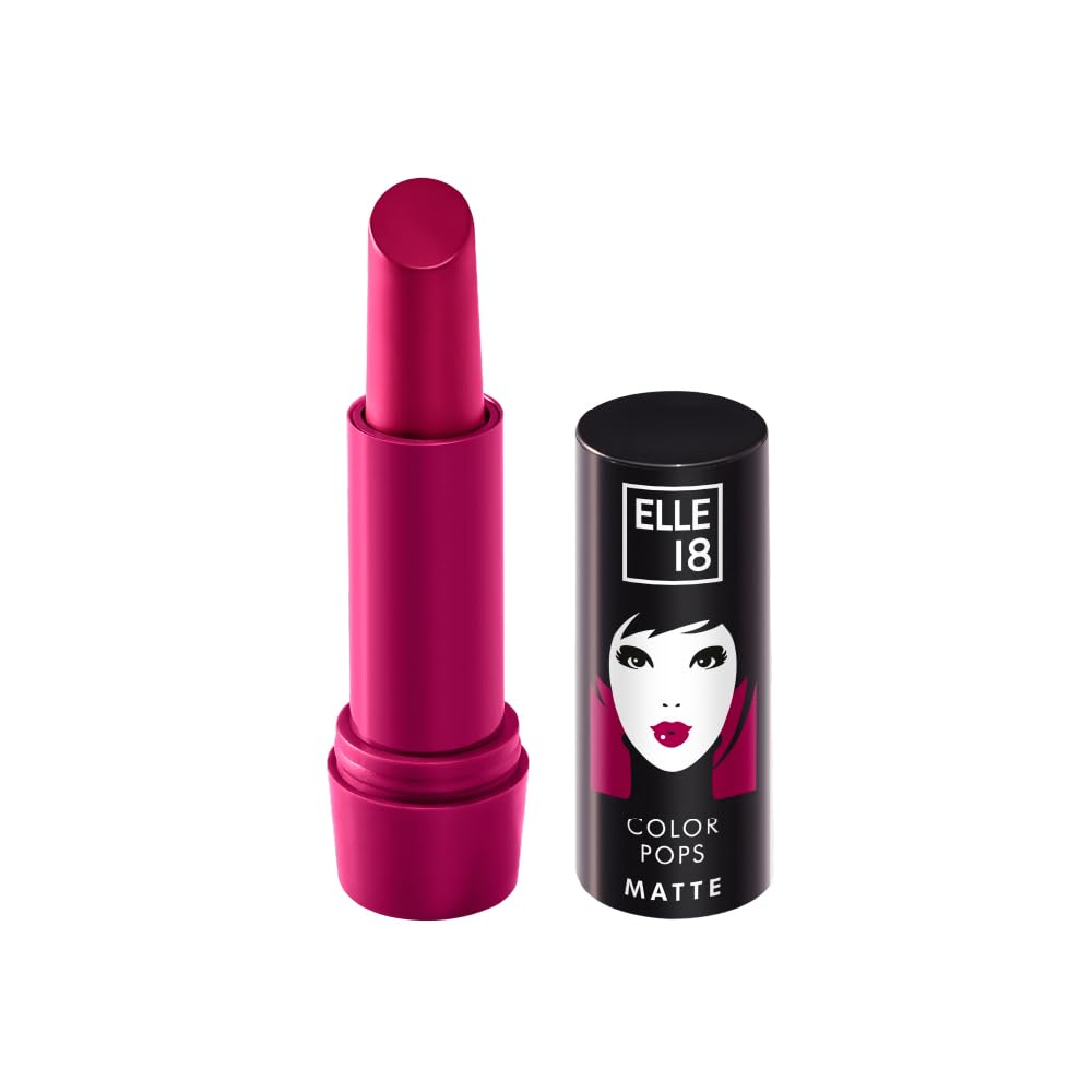 Elle 18 Color Pop Matte Lip Color, W15, Winter Berry, 4.3 G