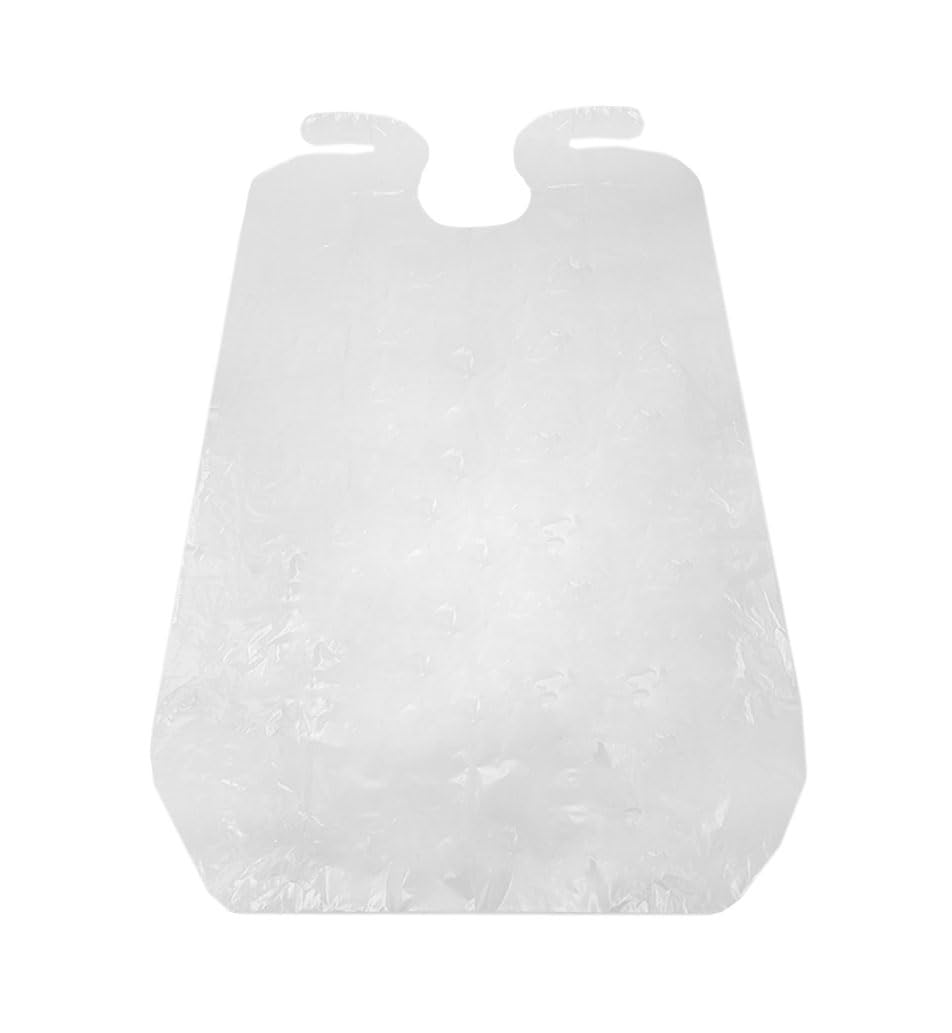Colortrak Backwards Bib, Disposable Waterproof Salon/Barber Cape For Hair Cutting And Dyeing Protects Clients, Capes And Salon C