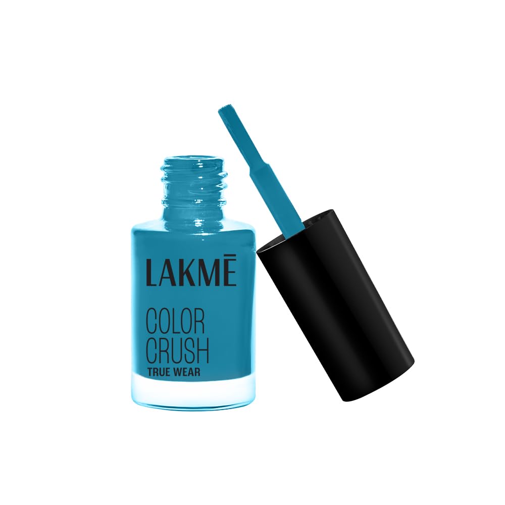 Lakm True Wear Color Crush Glossy Finish Nail Polish, Long Lasting & Vibrant Nail Paint, 27, 6Ml