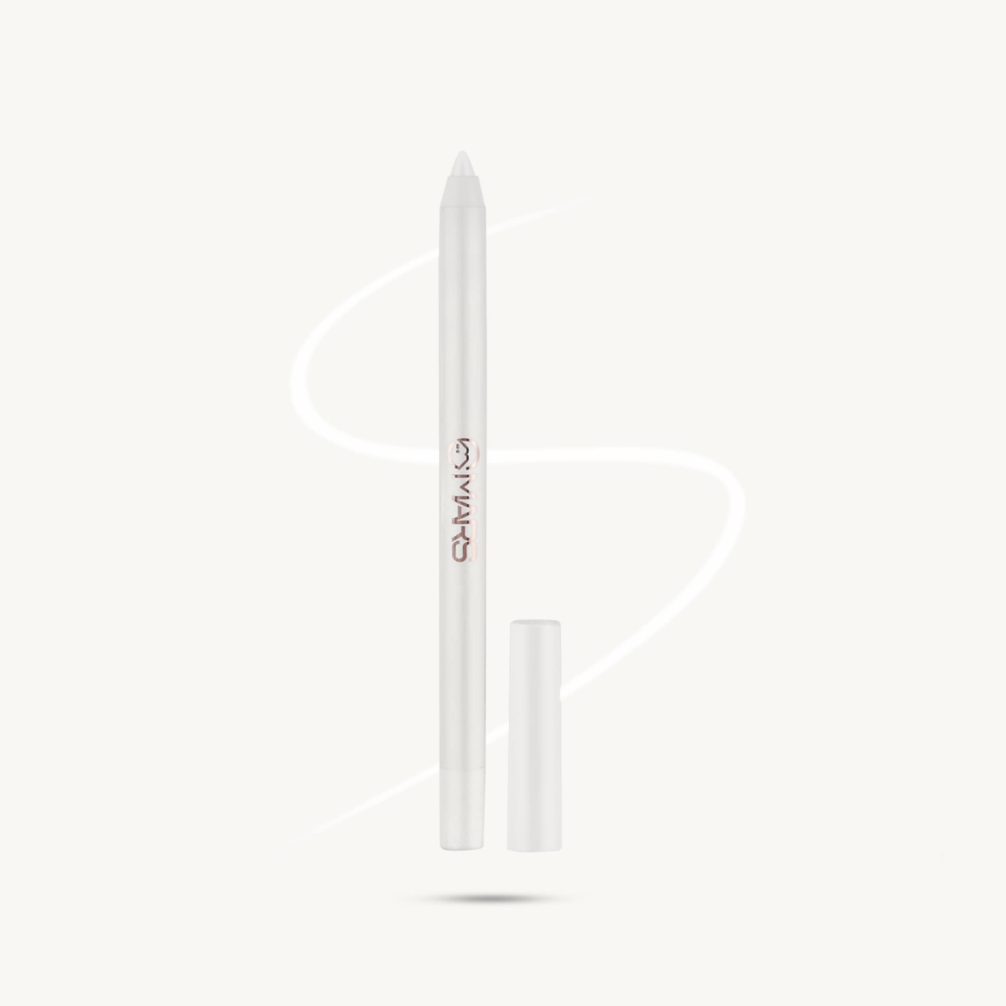 Mars WonT Smudge WonT Budge Smooth Matte Glide Kajal Pencil | Long Stay & Waterproof (1.4G) (04-Iceberg), White