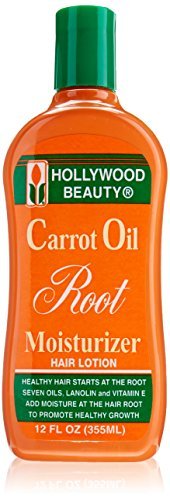 Hollywood Beauty Carrot Oil Root Moisturizer Hair Lotion 12Oz/355Ml