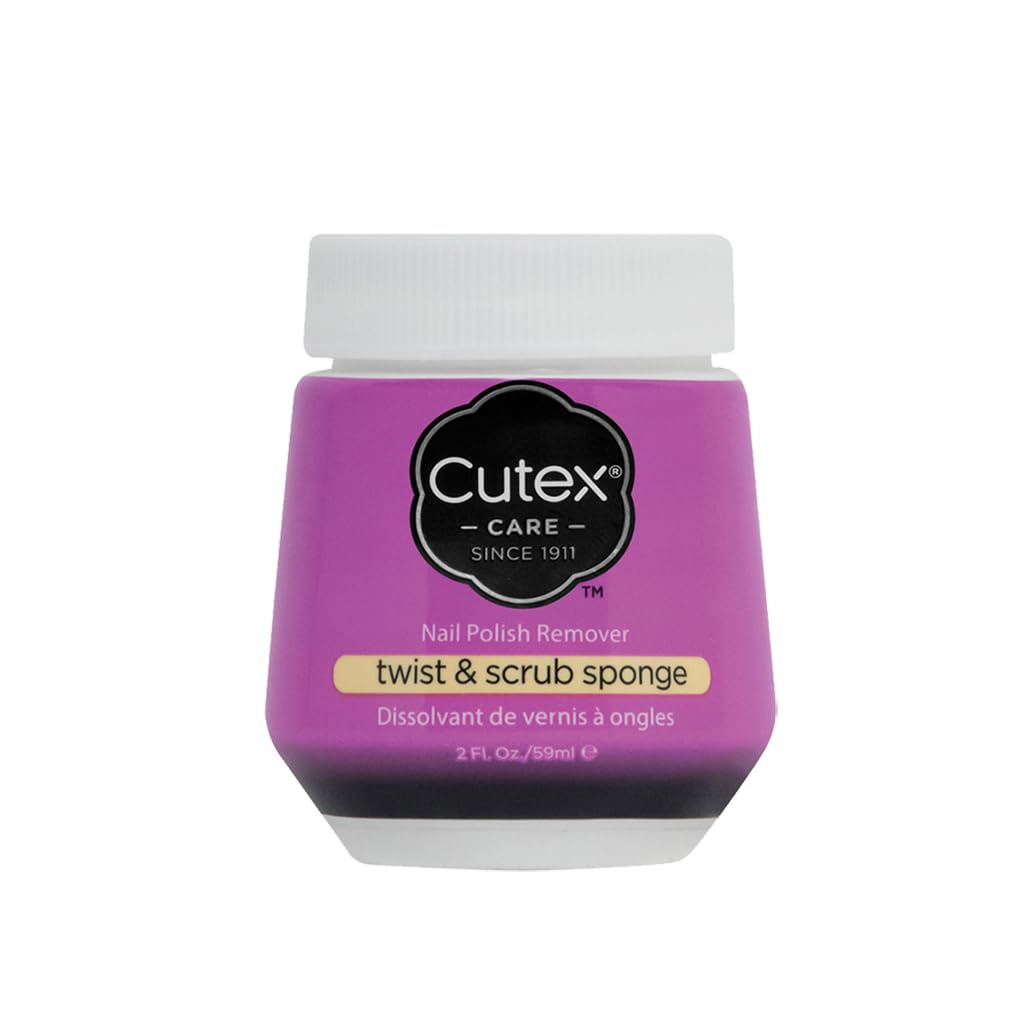 Cutex Twist & Scrub Remover Jar, 2 Fl Oz (59 Ml)