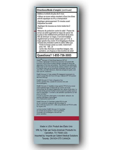 Eltamd Uv Daily Moisturizer With Spf Tinted Face Sunscreen With Hyaluronic Acid, Broad Spectrum Spf 40 Face Sunscreen Moisturize