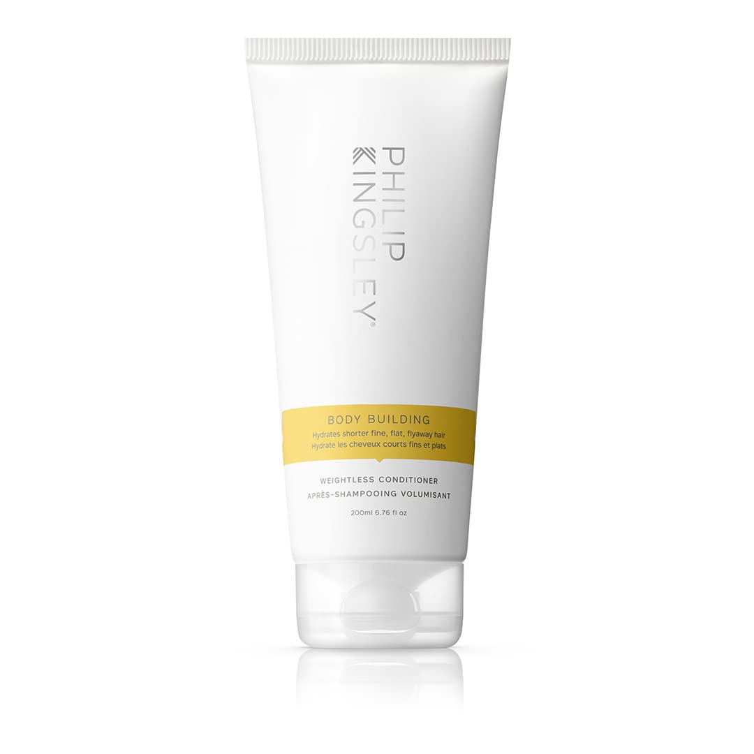 PHILIP KINGSLEY Body-Building Weightless Conditioner Volumizing for Fine Limp Flat Flyaway Short Hair Thickener Hydrates Adds Vo