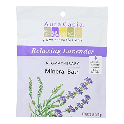 Aura Cacia - Aromatherapy Mineral Bath Lavender Harvest - 25 Oz - Case Of 6(D0102H5Kezp)