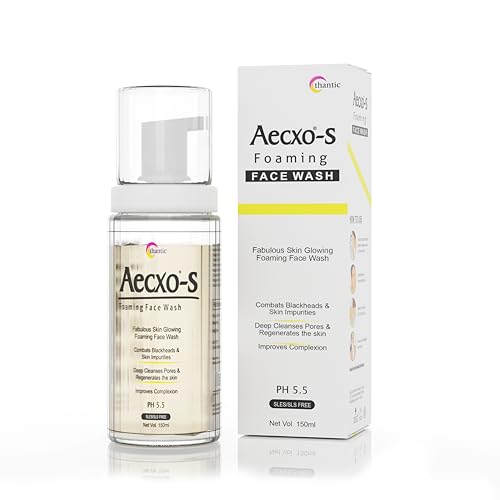 Aecxo S 2% Salicylic Acid Face Wash For Acne Prone & Oily Skin | Gentle Face Wash Enriched With Papaya Extract To Combat Black H