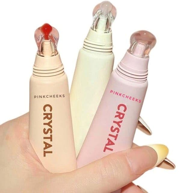 Crystal Fruit Tint Lip Gloss Trio (Set Of 3)  Hydrating HighShine Glossy Lip Tint | Lightweight NonSticky Moisturizing Multic