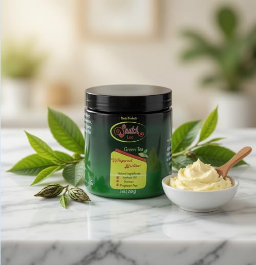 Snatch Loc Green Tea Butter Cream  Daily Loc + Moisturizer Cream  Hydrates Curls and Coils  Repairs Split Ends  Reduce Britt