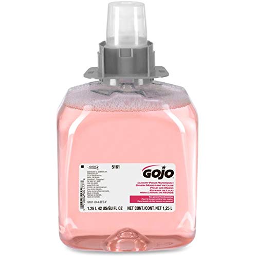 Gojo Fmx-12 Luxury Foam Handwash, Cranberry Scent, Ecologo Certified, 1250 Ml Foam Soap Refill For Gojo Fmx-12 Push-Style Dispen