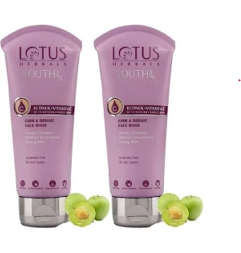 Lotus Herbals Youthrx Firm & Bright Face Wash 100Ml (Pack Of 2)