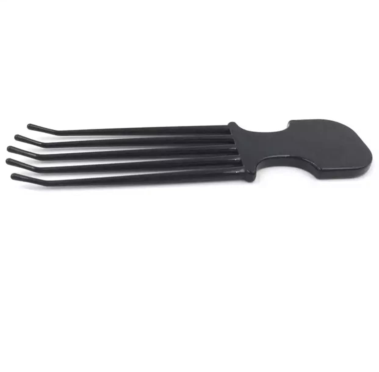 Coiffure Extensions CE Scalp Scratcher - Scalp Massager, Small Black Plastic Comb, Model Scalp001