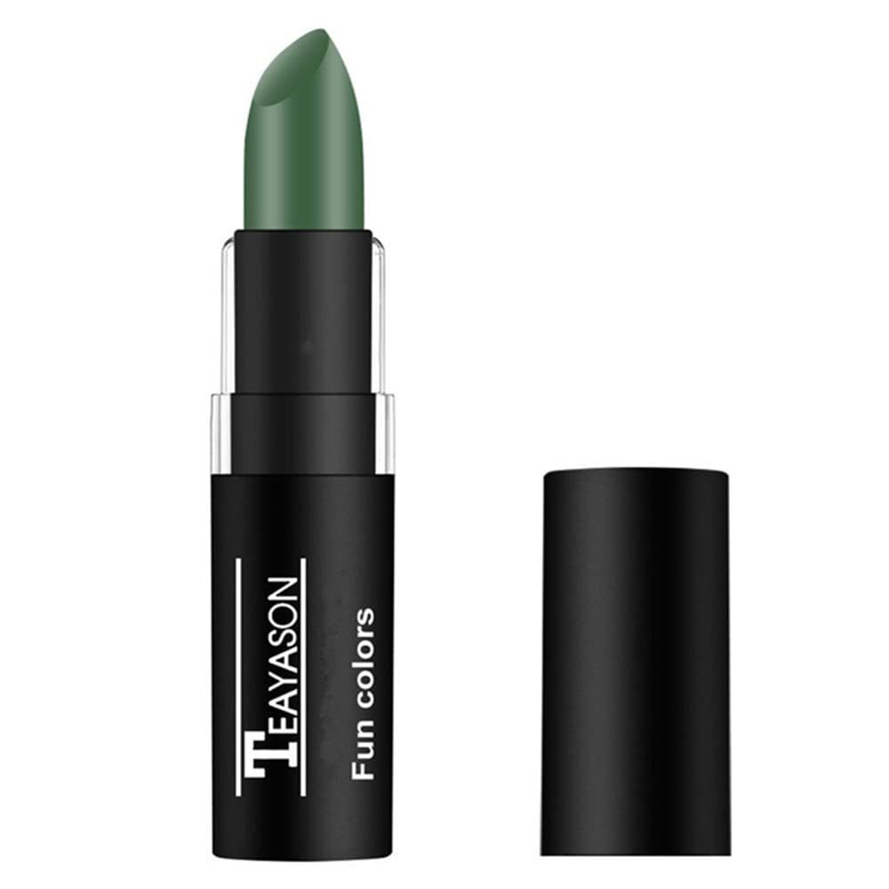 Go Ho Witch Makeup Green Face Paint,Green Eye Black,Camo/Hunting Face Paint Stick,Green Body Paint Professional SFX Makeup,Safe 
