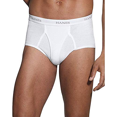 Hanes Ultimate mens Ultimate Tagless With comfortflex Waistband - Multiple Packs and colors briefs underwear, White 7 Pack, Larg