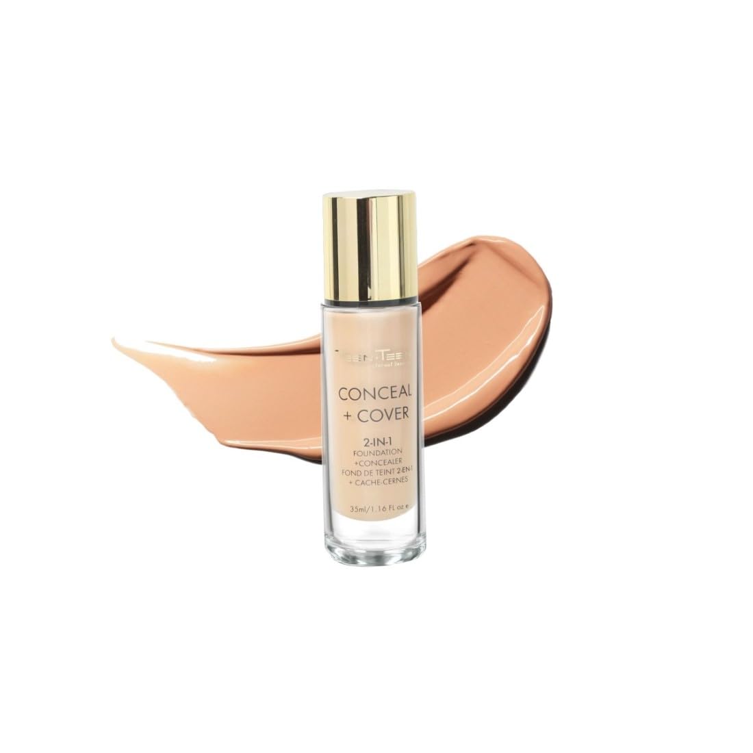 Teen Teen Conceal + Cover 2In1 Foundation & Concealer | LongLasting, Smooth Application | Full Coverage For Flawless Skin, Sh