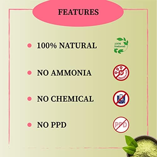 Yauvanya Original Indian Rajasthani Pure and Natural Henna (Mehndi) for Hair | Natural hair color | No chemical - 300 gms (3 Pac