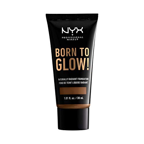 NYX PROFESSIONAL MAKEUP Born To glow Naturally Radiant Foundation, Medium coverage - Mocha